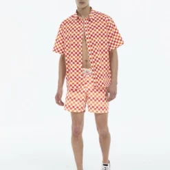 The Kooples CHEMISE - Camicia - Orange Red, Uomo -Vendite The Kooples c63de8a52d06421fa7909a5ca324ce63