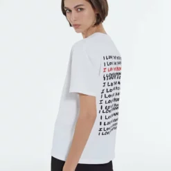 The Kooples Donna LOVE MANCHES COU - T-shirt Con Stampa - White 13 The Kooples Donna LOVE MANCHES COU - T-shirt Con Stampa - White -Vendite The Kooples c6f6a0e2642c4aadb8b08db73f272ee1