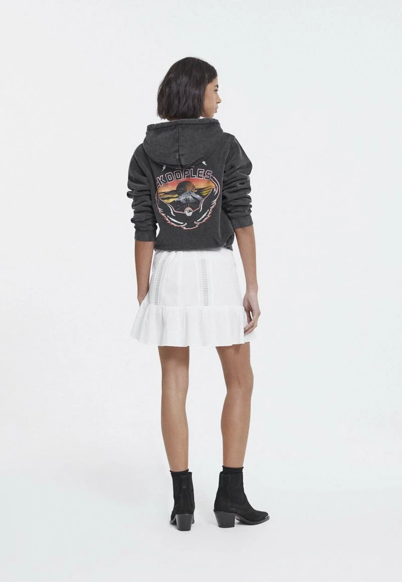 The Kooples Felpa Con Cappuccio - Black Washed, Donna 6 The Kooples Felpa Con Cappuccio - Black Washed, Donna - immagine 4