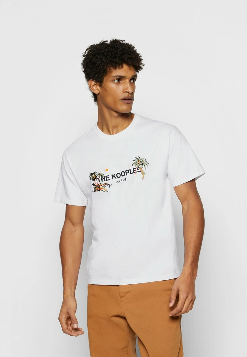 The Kooples T-shirt Con Stampa - White, Uomo 5 The Kooples T-shirt Con Stampa - White, Uomo - immagine 3