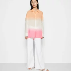 The Kooples CHEMISE LONGUE MANCHES LONGUESDIP DYE - Camicia - Pink, Donna -Vendite The Kooples c80f959bbf194406be5cb9f9eefd643b