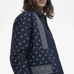 The Kooples Giacca Leggera - Navy Ecru, Uomo -Vendite The Kooples c8d76c1082464cf7bfc40e41ced27e2f