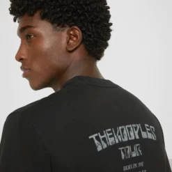 The Kooples T-shirt Con Stampa - Black, Uomo -Vendite The Kooples c91e34393bbd483ba91a95be1ba41c94