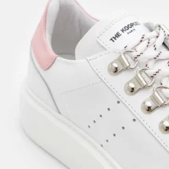 The Kooples BASKET LACETS MOUCHETTES - Sneakers Basse - White/pink, Donna -Vendite The Kooples c9d57f137f2d4f12b093480568439bac