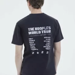 The Kooples SHORT SLEEVE - T-shirt Con Stampa - Black Washed, Uomo -Vendite The Kooples ca1398edc9a2448c9823b6a64d01ab3f