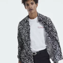 The Kooples Camicia - Black White, Uomo -Vendite The Kooples cb4c4327d4144a9ab099f1a2972cc3fa