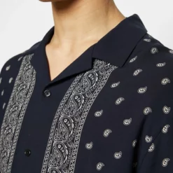 The Kooples CHEMISE - Camicia - Navy Ecru, Uomo -Vendite The Kooples cb8d5215c9784dc9909751ee59928ec7