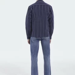 The Kooples COL HAWAÏEN À RAYURES - Camicia - Navy, Uomo -Vendite The Kooples cc566423e8a748a388268d76a4a540aa