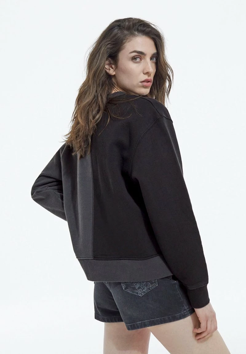 The Kooples Donna Felpa - Black Washed 5 The Kooples Donna Felpa - Black Washed - immagine 3