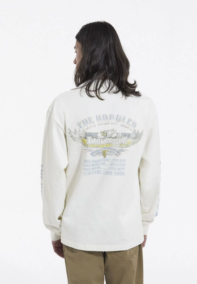 The Kooples Maglietta A Manica Lunga - Ecru, Uomo 7 The Kooples Maglietta A Manica Lunga - Ecru, Uomo - immagine 5