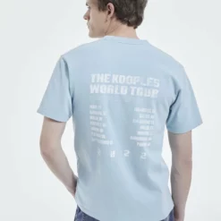 The Kooples Uomo SHORT SLEEVE - T-shirt Con Stampa - Blue Sky 13 The Kooples Uomo SHORT SLEEVE - T-shirt Con Stampa - Blue Sky -Vendite The Kooples cd5306f2eb7540ab8371f6f151966ef8