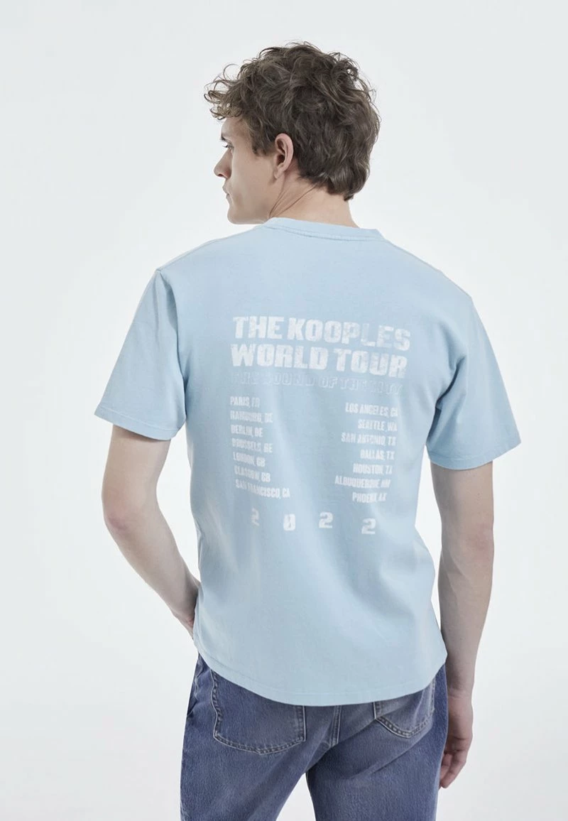 The Kooples Uomo SHORT SLEEVE - T-shirt Con Stampa - Blue Sky 6 The Kooples Uomo SHORT SLEEVE - T-shirt Con Stampa - Blue Sky - immagine 4