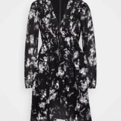 The Kooples ROBE - Vestito Elegante - Black / White, Donna -Vendite The Kooples ce3726ecc55d4b4fbf99e58298292237