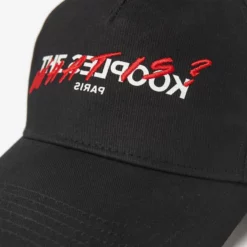 The Kooples SCHWARZE BAUMWOLLKAPPE MIT LOGO - Cappellino - Black, Unisex -Vendite The Kooples d2db576850cf49888fd8c50628bcbd58