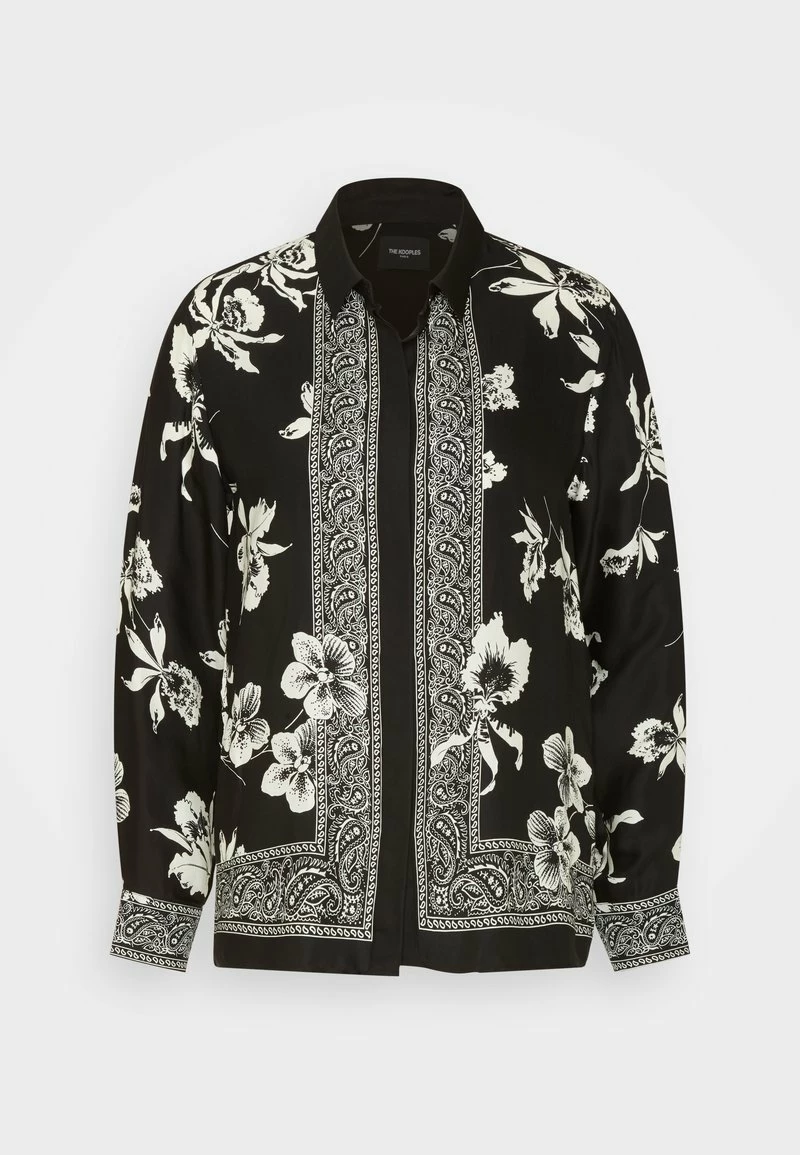 The Kooples CHEMISE IMPRIMEE MANCHES LONGUES - Camicia - Black/white, Donna 8 The Kooples CHEMISE IMPRIMEE MANCHES LONGUES - Camicia - Black/white, Donna - immagine 6