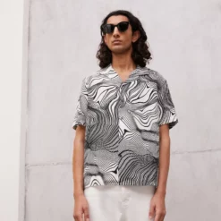 The Kooples CHEMISE - Camicia - White/black, Uomo