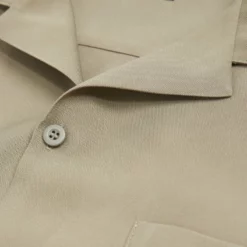 The Kooples COL HAWAÏEN POCHES PLAQUÉES - Camicia - Kaki, Uomo -Vendite The Kooples d581d0f3411042b8a11441098428803f