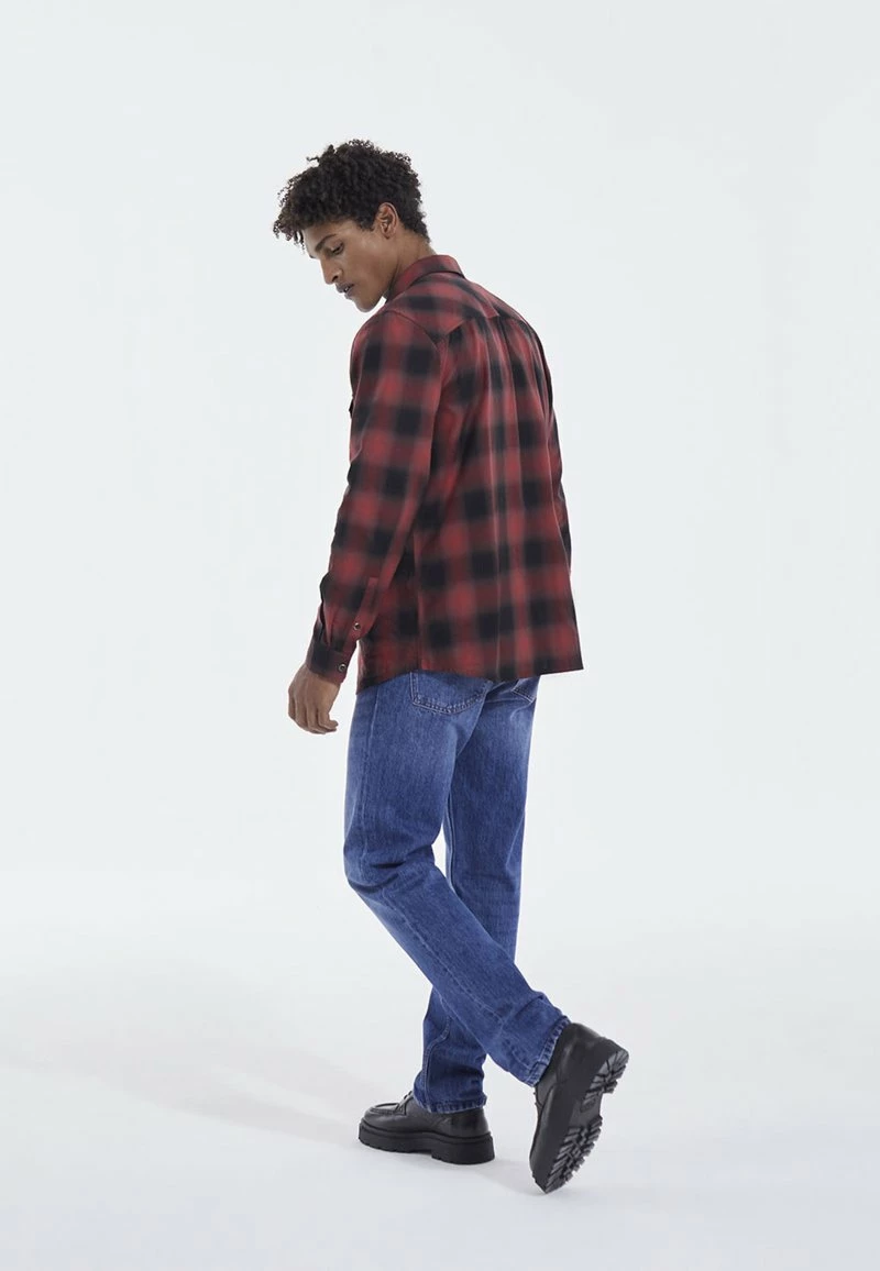 The Kooples Uomo À CARREAUX - Camicia - Red / Black 7 The Kooples Uomo À CARREAUX - Camicia - Red / Black - immagine 5