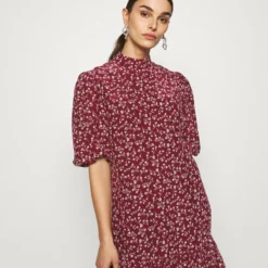 The Kooples DRESS - Vestito Estivo - Burgundy, Donna