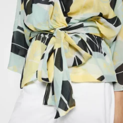 The Kooples Donna KIMONOEN IMPRIME - Camicetta - Green 15 The Kooples Donna KIMONOEN IMPRIME - Camicetta - Green -Vendite The Kooples d76a5ee661a145d3a0dabc7fe6ba45f6