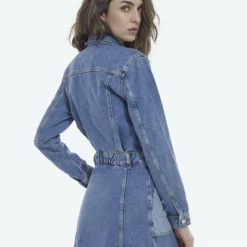 The Kooples Donna ROBE - Vestito Di Jeans - Blue Washed -Vendite The Kooples d7a95373d8fe426892d5a5cdc43fed76