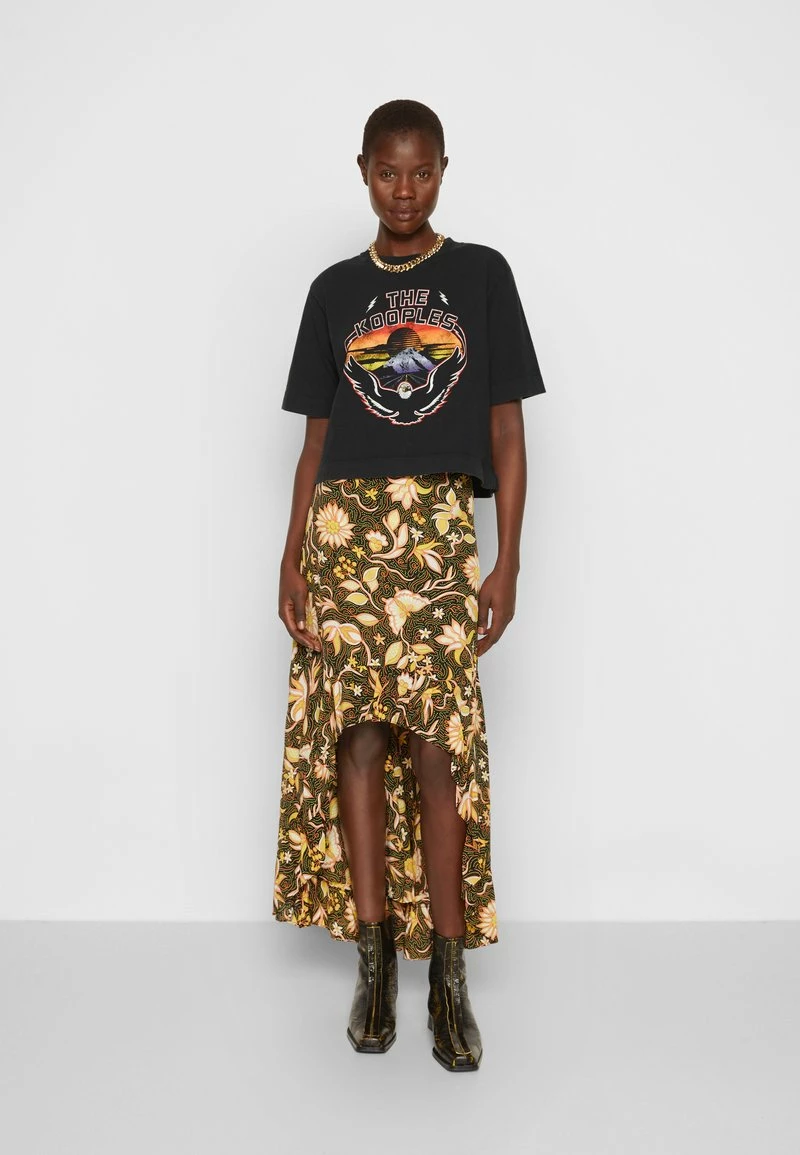 The Kooples MANCHES COURTES - T-shirt Con Stampa - Black Washed, Donna 7 The Kooples MANCHES COURTES - T-shirt Con Stampa - Black Washed, Donna - immagine 5