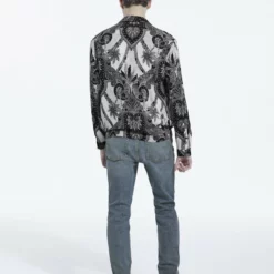 The Kooples À COL REQUIN - Camicia - Black White, Uomo -Vendite The Kooples d8a99ac504164f17b37f59931d5ca0bb