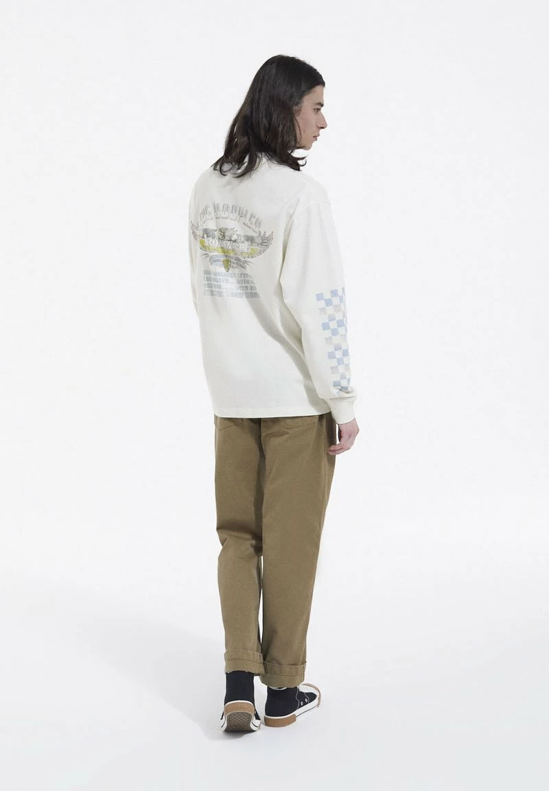 The Kooples Maglietta A Manica Lunga - Ecru, Uomo 5 The Kooples Maglietta A Manica Lunga - Ecru, Uomo - immagine 3