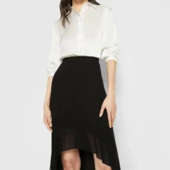 The Kooples JUPE LONGUE DRAPEE - Gonna Lunga - Black, Donna -Vendite The Kooples dae16c9d7fab42aab55bf54066521d51