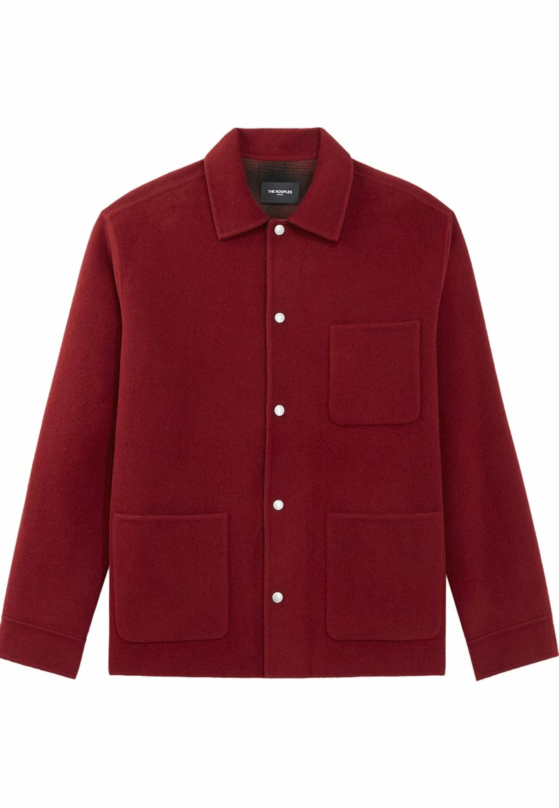 The Kooples Uomo Giacca Da Mezza Stagione - Burgundy 7 The Kooples Uomo Giacca Da Mezza Stagione - Burgundy - immagine 5