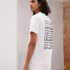 The Kooples T-shirt Con Stampa - White, Uomo