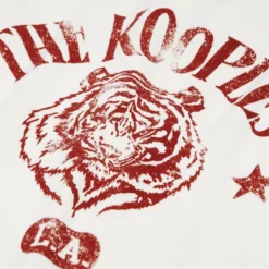 The Kooples TIGRE TEE - T-shirt Con Stampa - Ecru, Donna -Vendite The Kooples dd0cc53a1934485c93c85df9febb8409