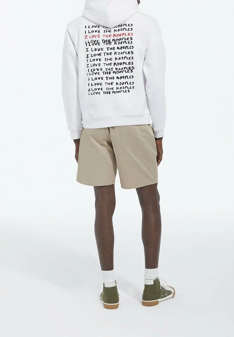 The Kooples Felpa Con Cappuccio - White, Uomo 5 The Kooples Felpa Con Cappuccio - White, Uomo - immagine 3