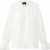 The Kooples Donna Maglietta A Manica Lunga - Off White
