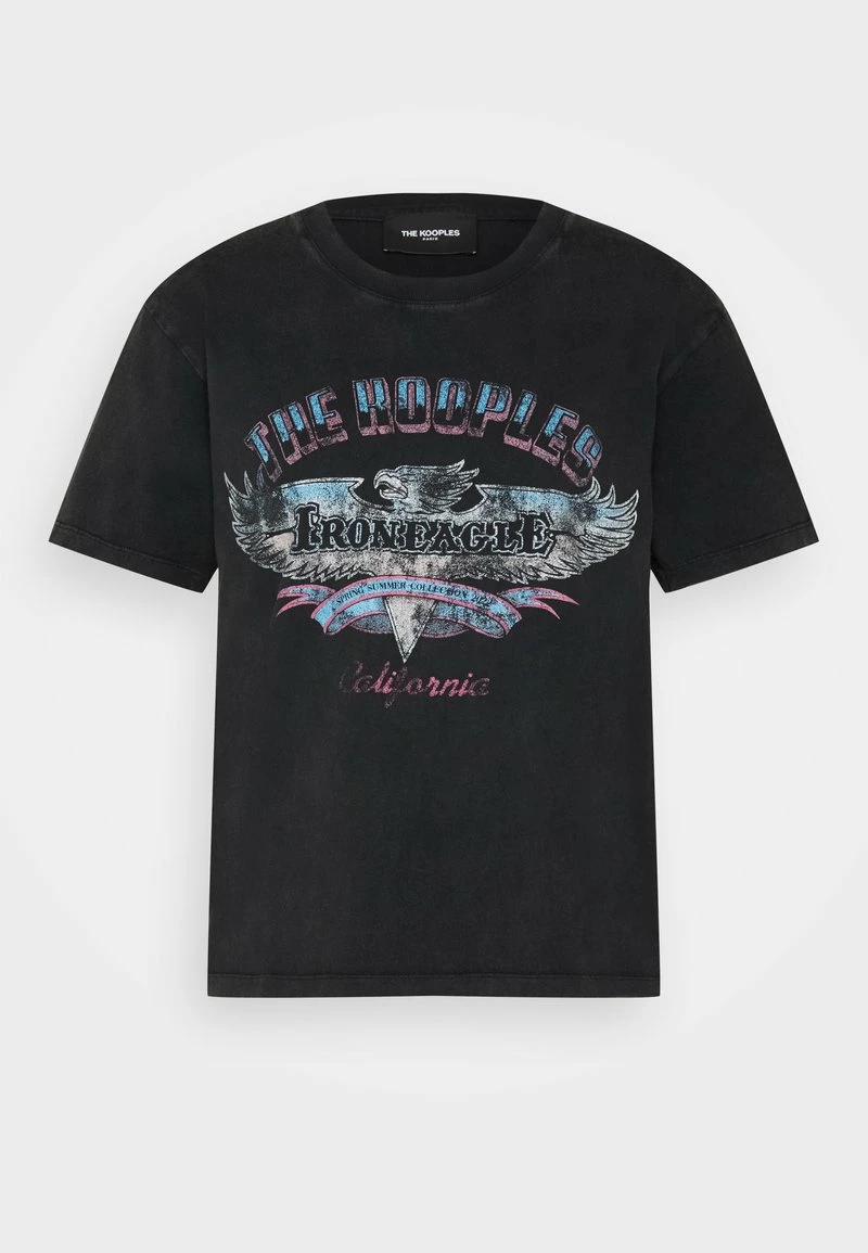 The Kooples MANCHES COURTES - T-shirt Con Stampa - Black Washed, Donna 4 The Kooples MANCHES COURTES - T-shirt Con Stampa - Black Washed, Donna - immagine 2