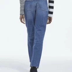 The Kooples Donna Jeans A Sigaretta - Blue Washed -Vendite The Kooples e30cd72344f4437d95fbb01a97a976a0