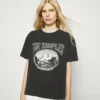 The Kooples T-shirt Con Stampa - Black Washed, Donna -Vendite The Kooples e3138a2d95354fee9d5630384cf75a84