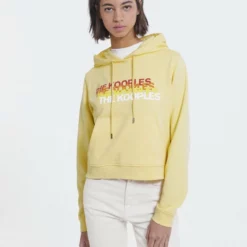 The Kooples Donna SWEAT - Felpa Con Cappuccio - Yellow