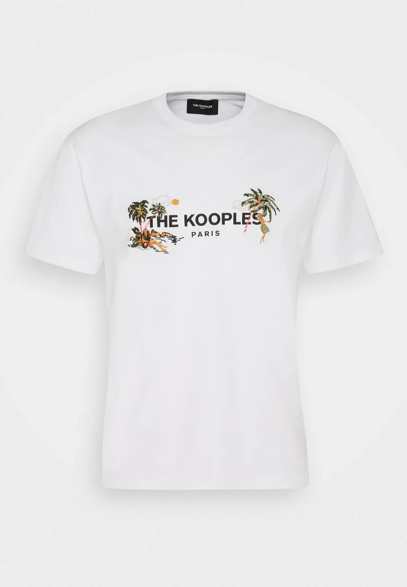 The Kooples T-shirt Con Stampa - White, Uomo 4 The Kooples T-shirt Con Stampa - White, Uomo - immagine 2