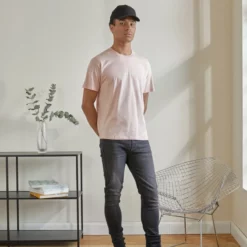 The Kooples T-shirt Basic - Pink, Uomo