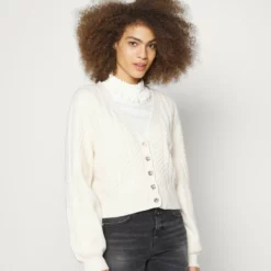 The Kooples CARDIGAN - Cardigan - Ecru, Donna