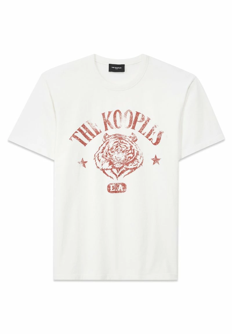The Kooples Uomo TIGRE TEE - T-shirt Con Stampa - Ecru 8 The Kooples Uomo TIGRE TEE - T-shirt Con Stampa - Ecru - immagine 6