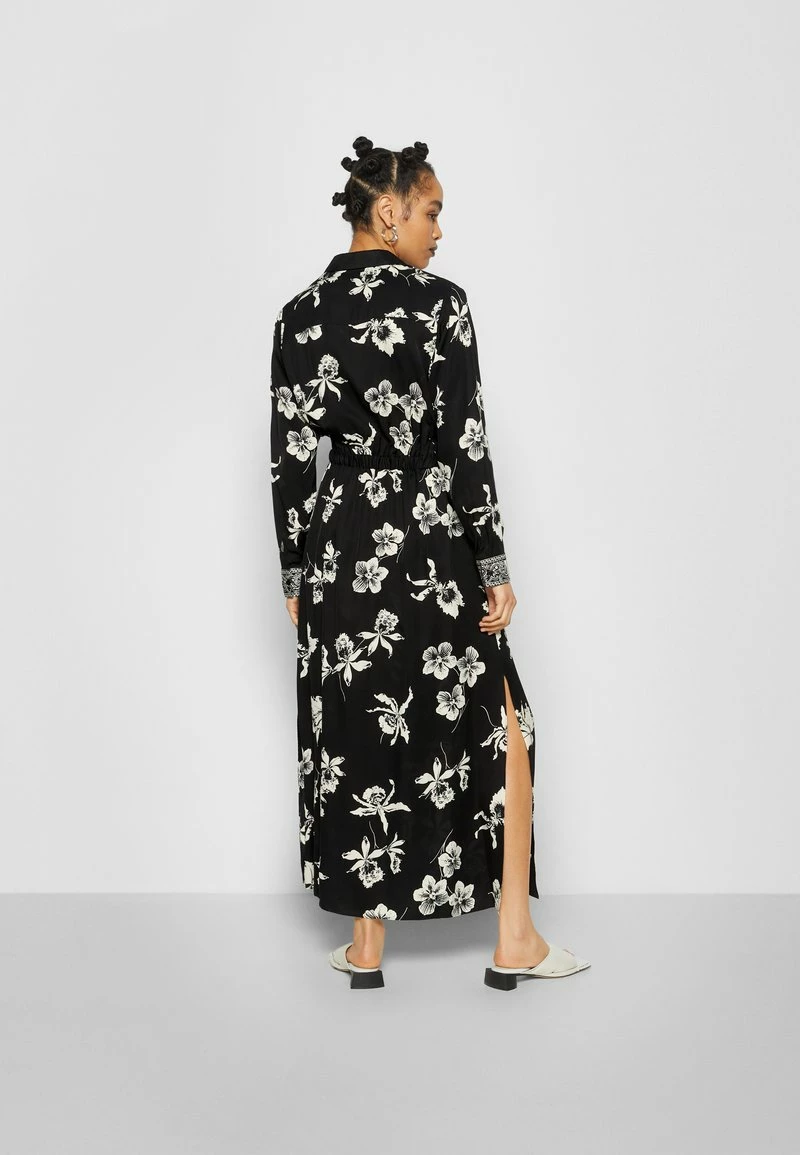 The Kooples Donna ROBE LONGUE MANCHE LONGUE IMPRIME - Abito A Camicia - Black White 6 The Kooples Donna ROBE LONGUE MANCHE LONGUE IMPRIME - Abito A Camicia - Black White - immagine 4