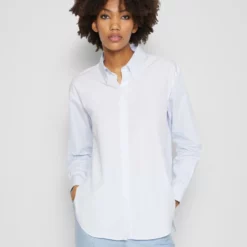 The Kooples CHEMISE - Camicia - White / Sky Blue, Donna -Vendite The Kooples e906cfbbba9d46c6b28d4164e2cd8e0c