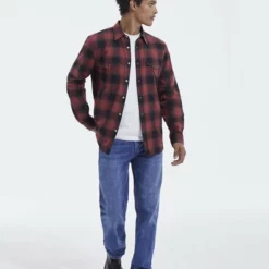 The Kooples Uomo À CARREAUX - Camicia - Red / Black 10 The Kooples Uomo À CARREAUX - Camicia - Red / Black -Vendite The Kooples e94bb243056f45ca8142d4f1bd25bc84