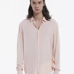 The Kooples Uomo FLUIDE - Camicia Elegante - Pink