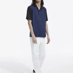 The Kooples Uomo CHEMISE CHIC - Camicia - Black Blue -Vendite The Kooples ea8f74ef757b4d929006aba8084823d4