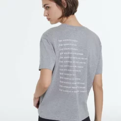 The Kooples WHAT IS T MANCHE - T-shirt Con Stampa - Grey Melange, Donna 13 The Kooples WHAT IS T MANCHE - T-shirt Con Stampa - Grey Melange, Donna -Vendite The Kooples eabebc7b9b0644e48e98107db34c767f