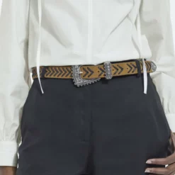 The Kooples CEINTURE - Cintura - Camel, Donna