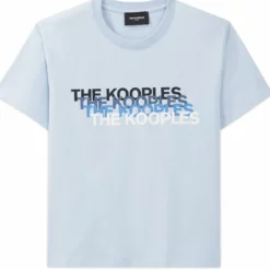 The Kooples T-shirt Con Stampa - Blue, Donna -Vendite The Kooples ed3adfa707314d6dacb2480407b40440